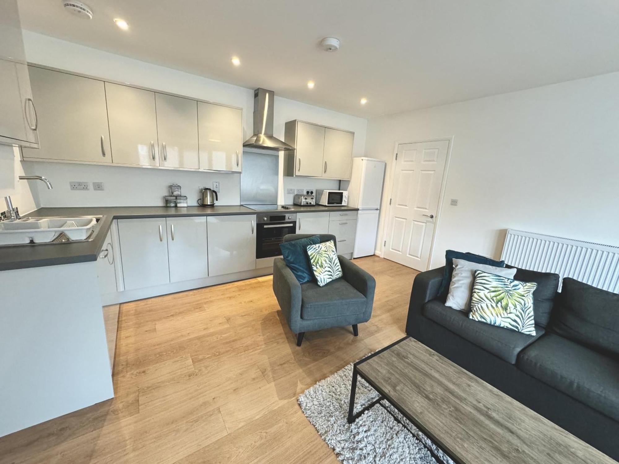 Modern, Living Apartments- Private Parking Apartment